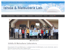 Tablet Screenshot of ai.soc.i.kyoto-u.ac.jp